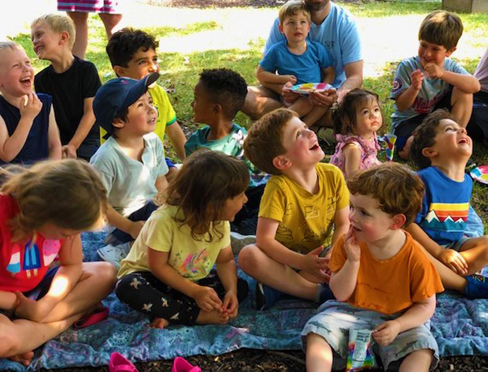 Making kids laugh at a birthday party with magic and comedy